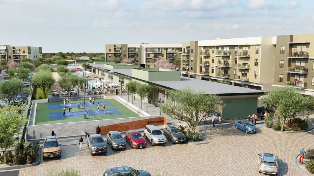 Perspective of the residential rental project in Arizona